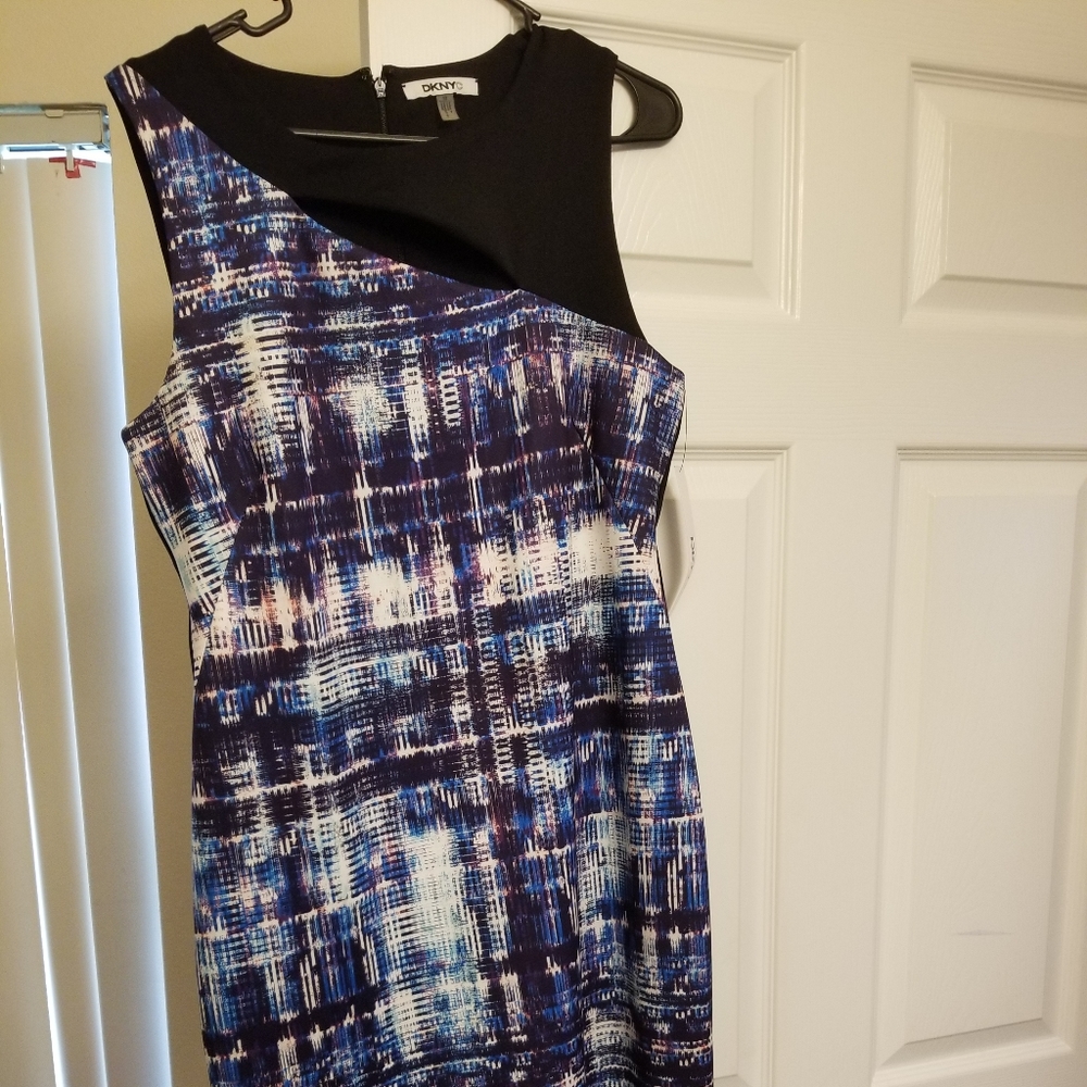 DKNYC Sz large net dress